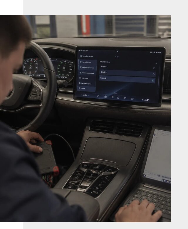 Русификация автомобиля BYD HAN для эксплуатации в Дагестанских Огнях